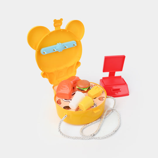 Kids Mini Burger Shop Game Toy Set
