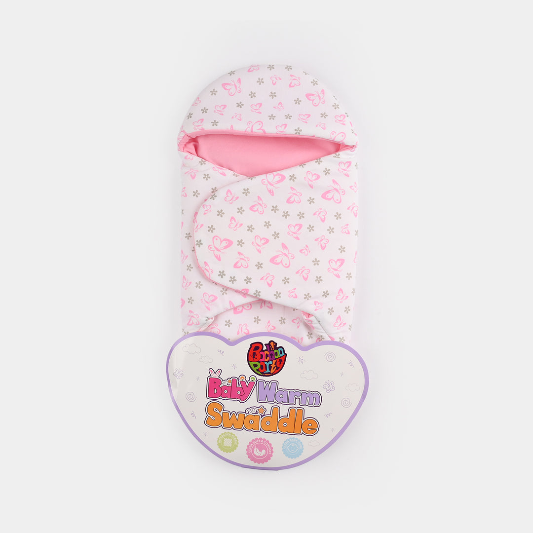 Infant Baby Foam Swaddle Butterfly | Light Pink