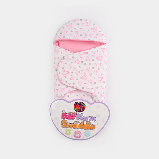 Infant Baby Foam Swaddle Butterfly | Light Pink
