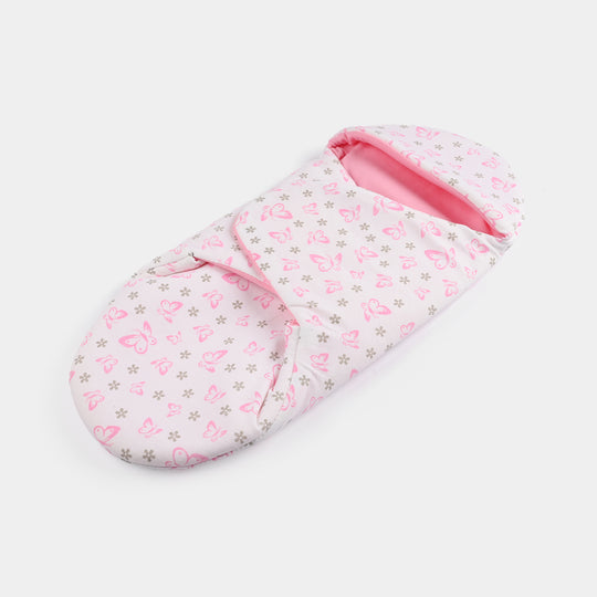 Infant Baby Foam Swaddle Butterfly | Light Pink