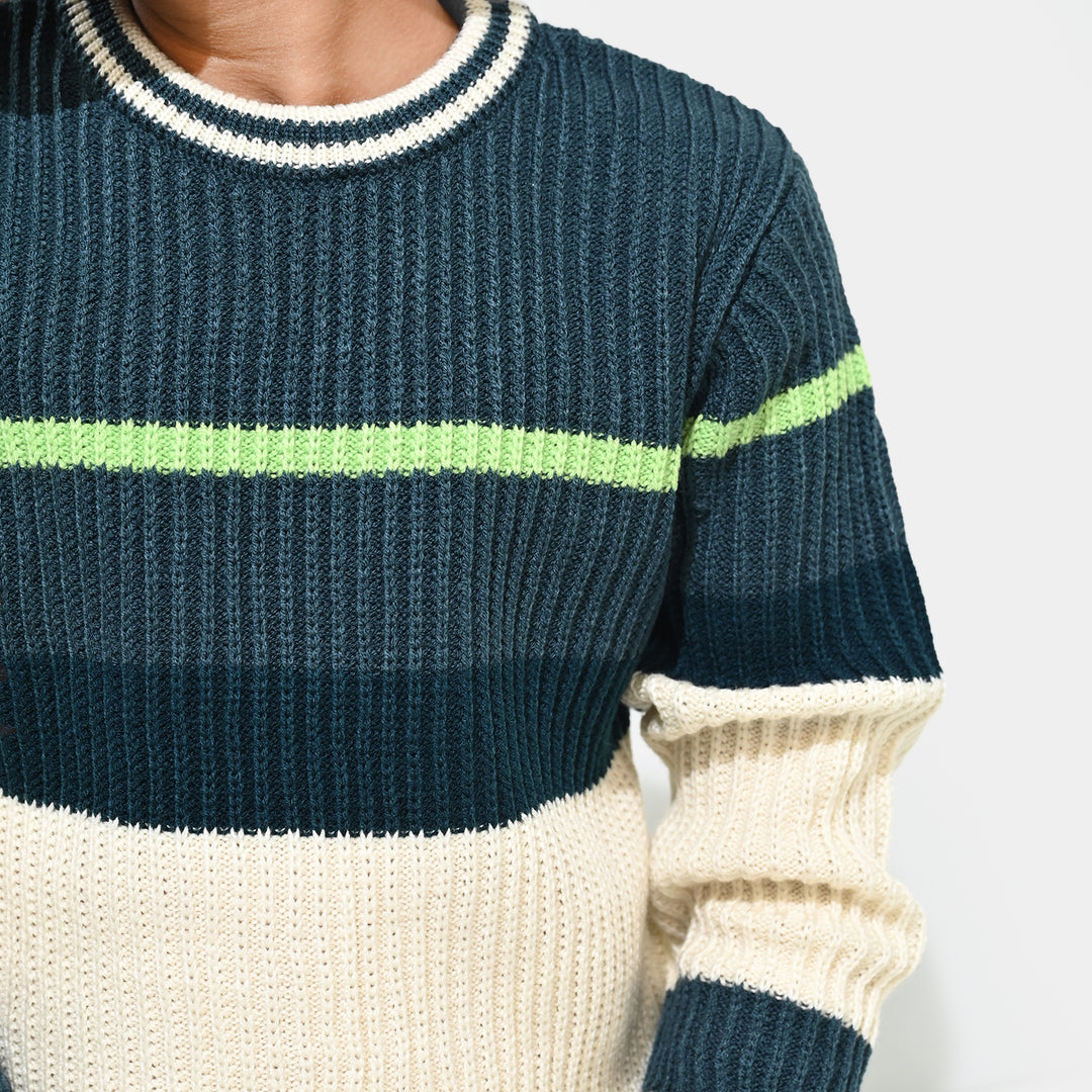Boys Acrylic Sweater-Garden Fresh-Multi