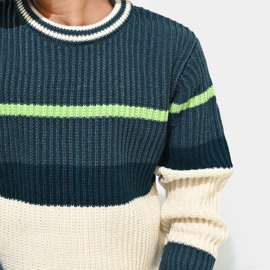 Boys Acrylic Sweater-Garden Fresh-Multi