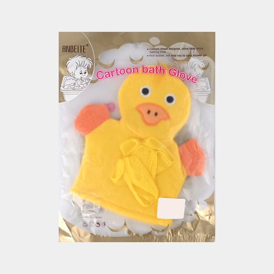 Bath Glove For Infant-Yellow