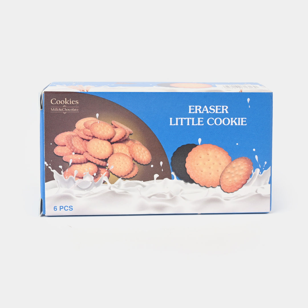 Cookie-Shaped Erasers – Pack of 6