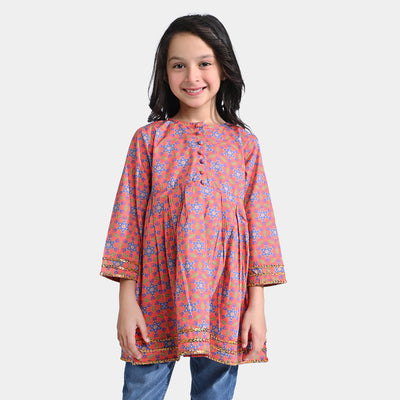 Girls Cotton Poplin Printed Kurti Julia-Multi