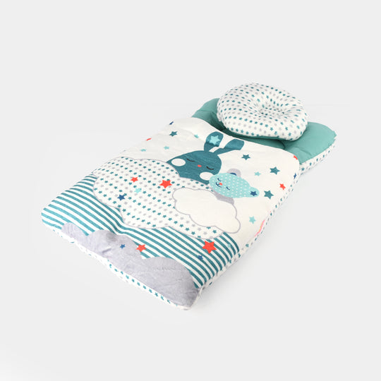 Cute Printed Baby Carry Nest with Head Pillow