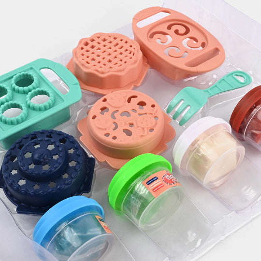 Color Mud Dessert Mold Play Set For Kids