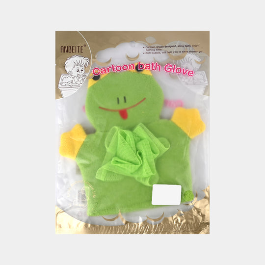 Bath Glove For Infant-Green