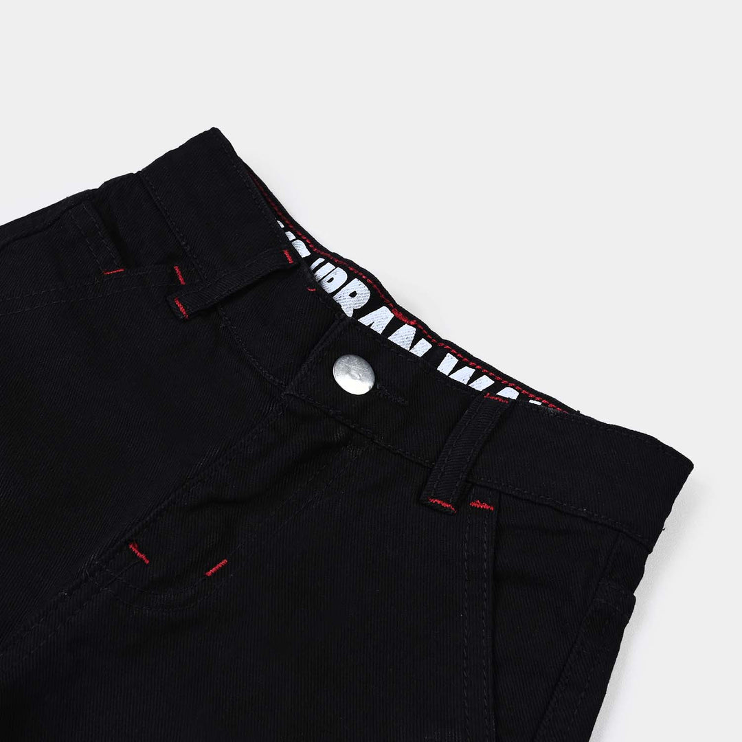 Boys Denim Short Urban-BLACK