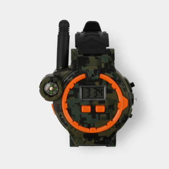 Rechargeable Walkie Talkie Watches for Kids Two-Way Radio