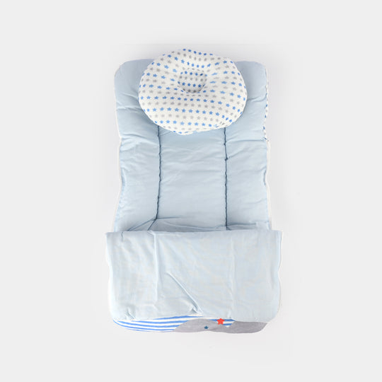 Cute Printed Baby Carry Nest with Head Pillow