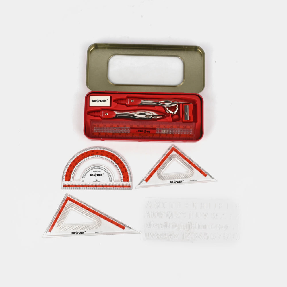 Geometry Tool Set with Storage Box