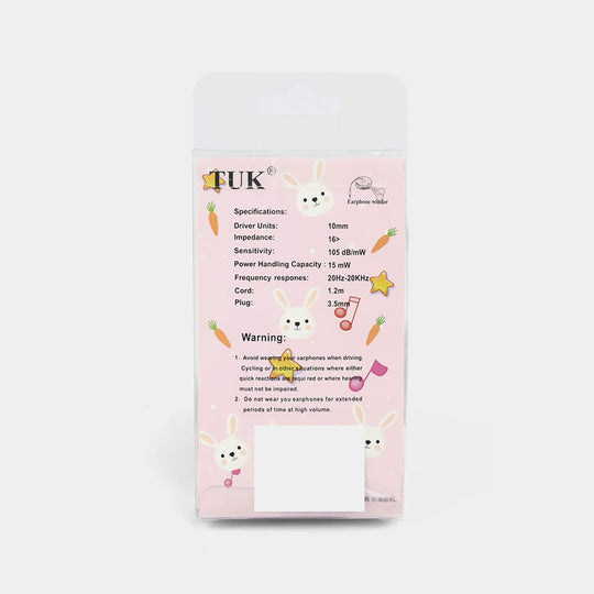 Adorable Theme Wired Stereo Earphones