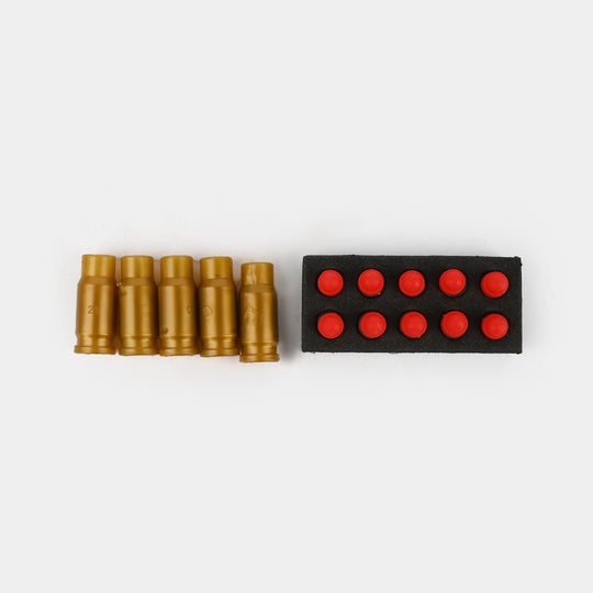 Military Green Desert Eagle Soft Dart Toy Blaster With Silencer