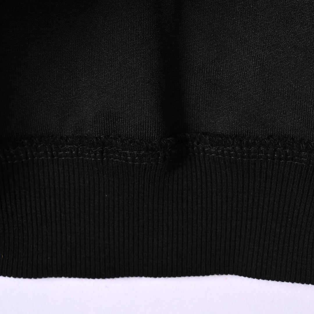 Girls  Sweatshirt Embossed Heart - BLACK