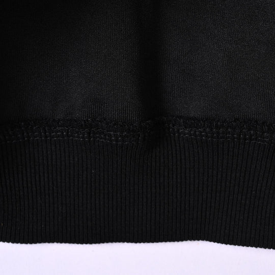 Girls  Sweatshirt Embossed Heart - BLACK