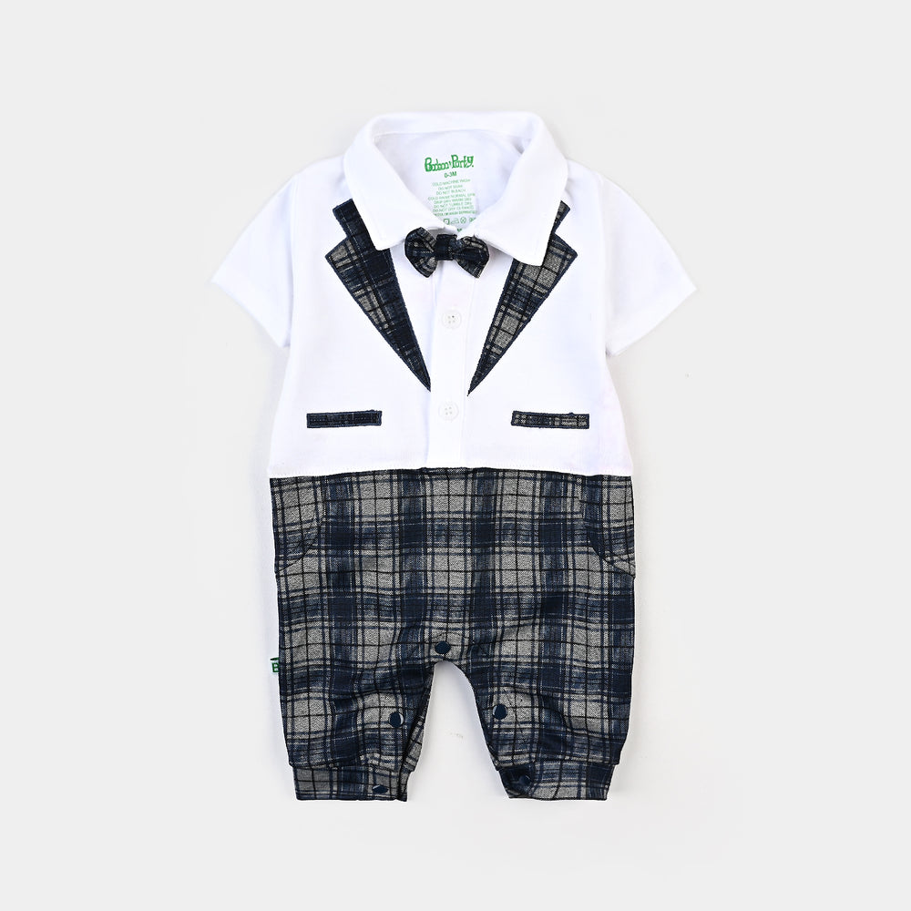 Infant Boys Cotton Interlock 6Pc Set-White/Grey