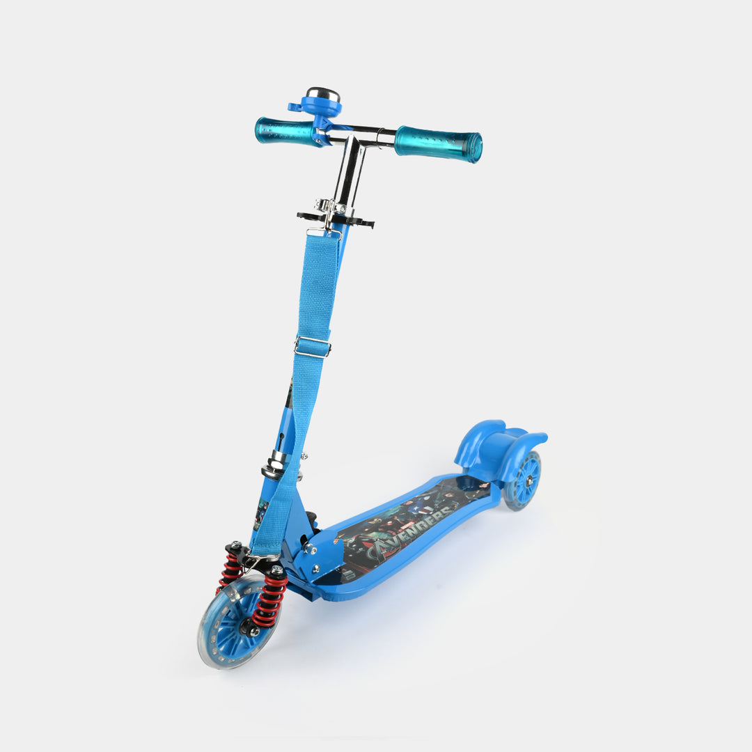 Kids 3-Wheel Folding Kick Scooter with Bell