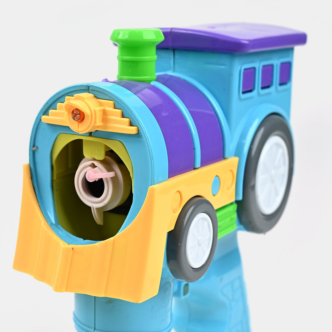 Electric Locomotive Bubble Blaster For Kids