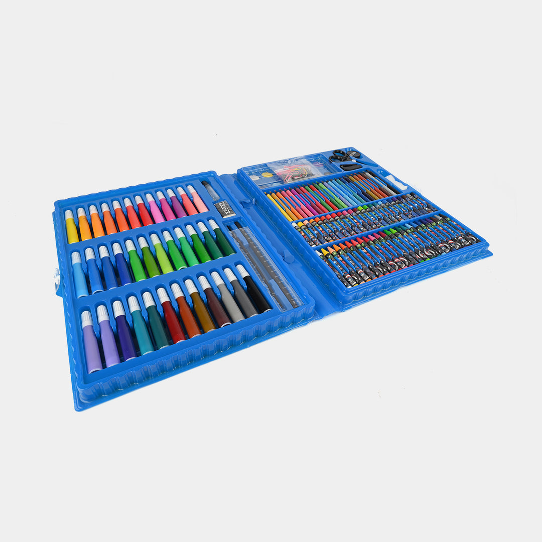 Color Pens Colorful Pencil Wax Crayon and Oil Painting Brush Color Kit | 150Pcs