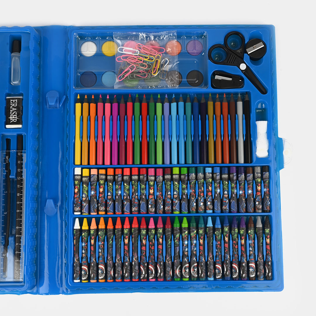 Color Pens Colorful Pencil Wax Crayon and Oil Painting Brush Color Kit | 150Pcs
