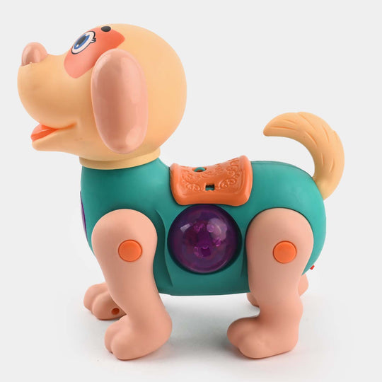 Battery Operated Cartoon Dog With Light