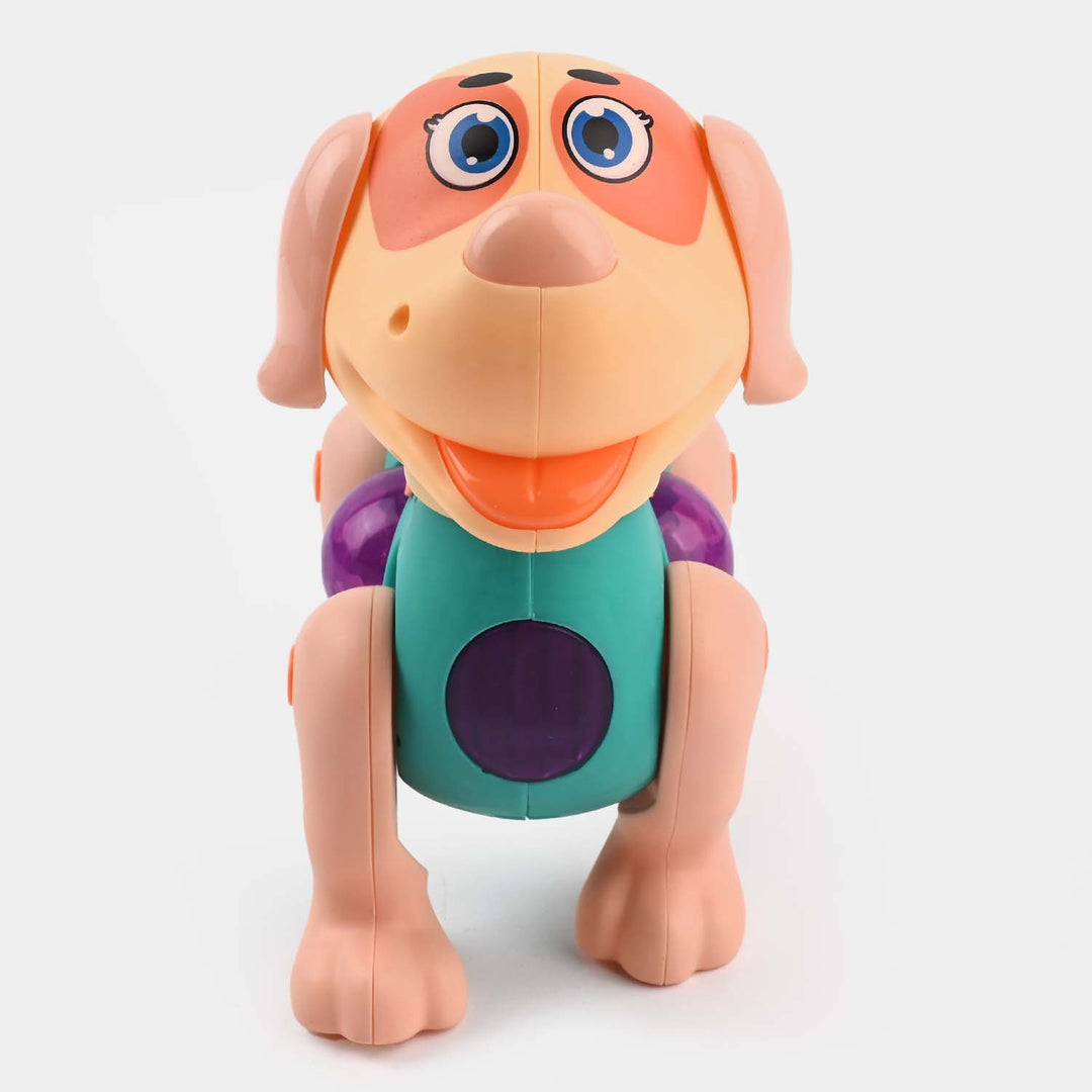 Battery Operated Cartoon Dog With Light