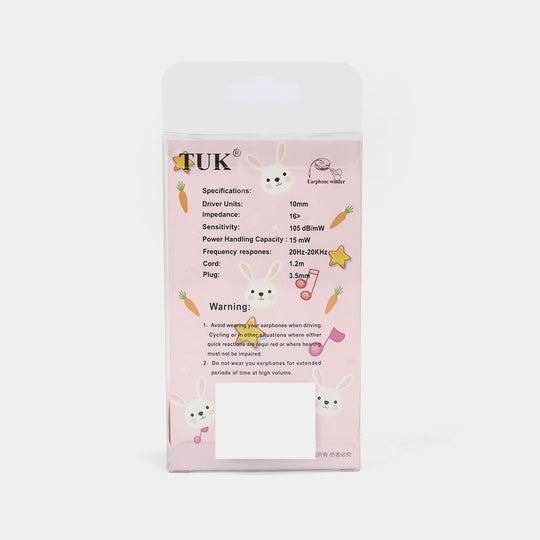 Adorable Theme Wired Stereo Earphones