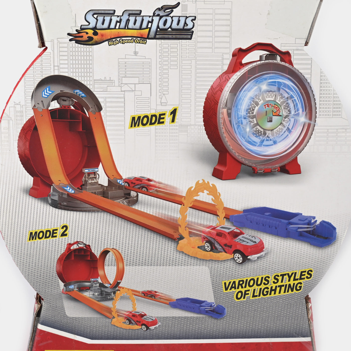 Furious 360 Rotating Track Set Two Modes