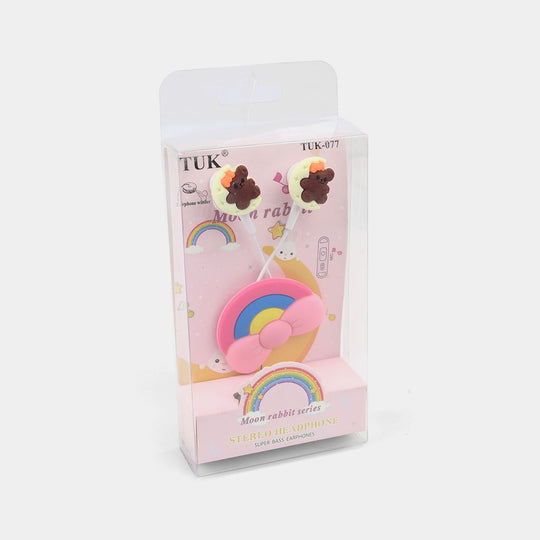 Adorable Theme Wired Stereo Earphones