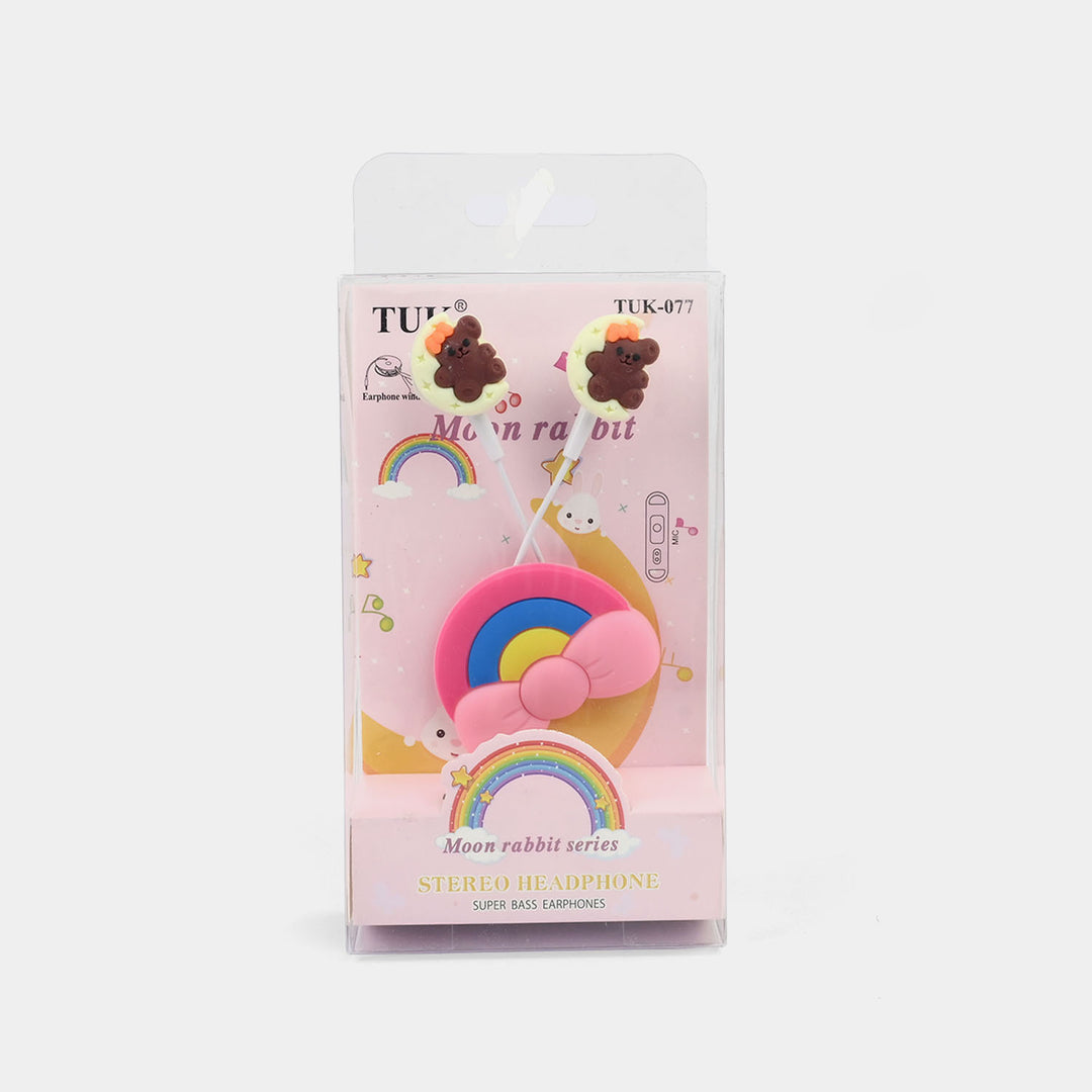 Adorable Theme Wired Stereo Earphones