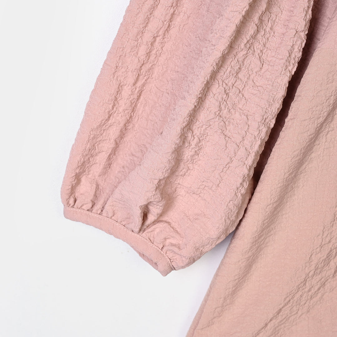 Girls Polyester Casual Top Rose