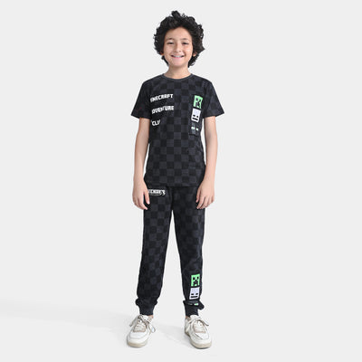 Boys Jersey/Terry 2 Piece Suit Adventure Club-C.Grey