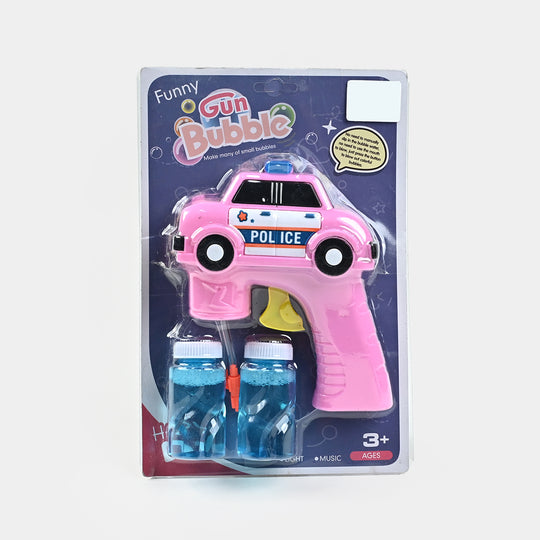 Police Car Bubble Blaster For Kids