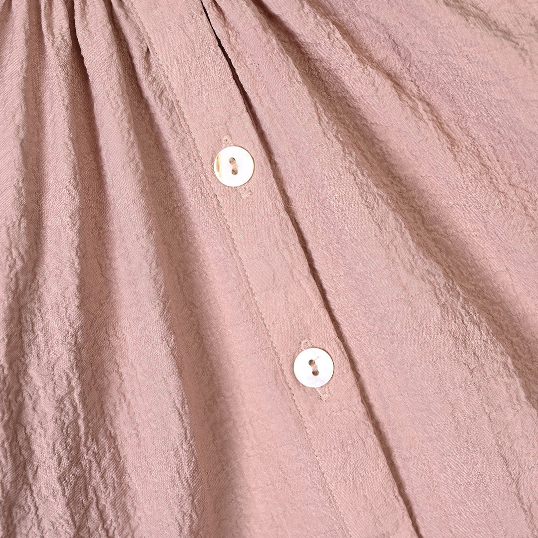 Girls Polyester Casual Top Rose