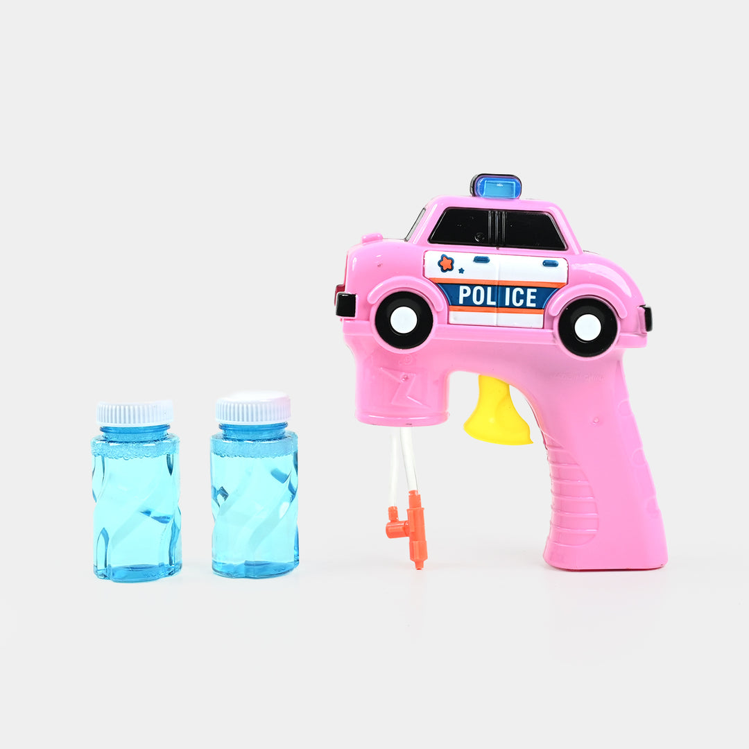 Police Car Bubble Blaster For Kids