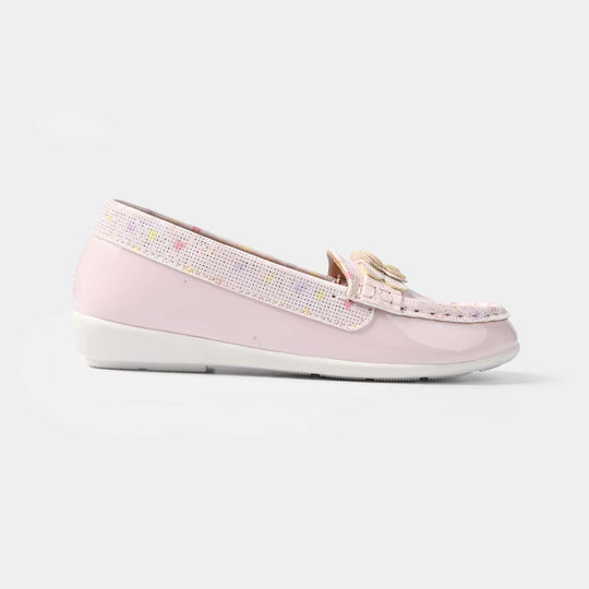 Girls Casual Loafers JV-15 – Pink