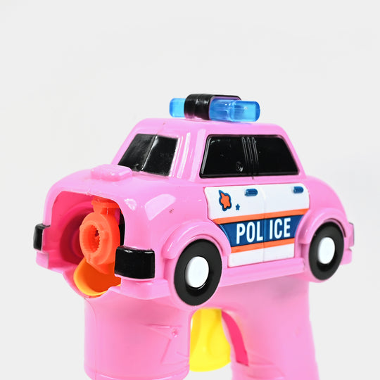 Police Car Bubble Blaster For Kids