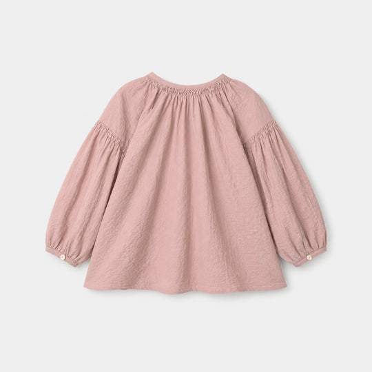 Girls Polyester Casual Top Rose