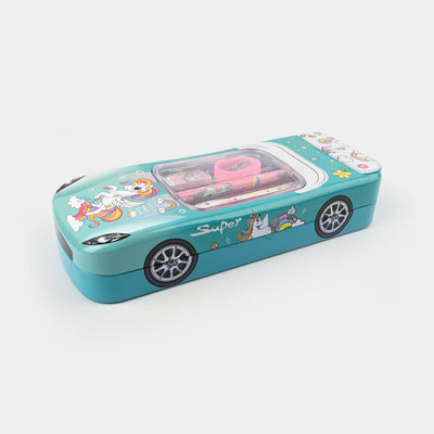 Stationary Pencil Box Metal For Kids