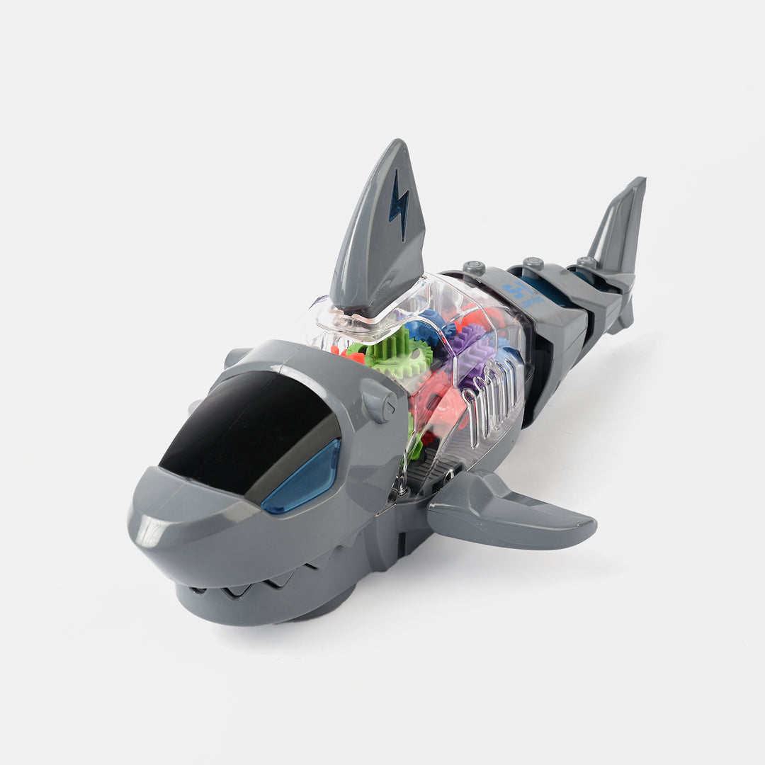 Robot Gear Shark Universal Light & Sound for Kids