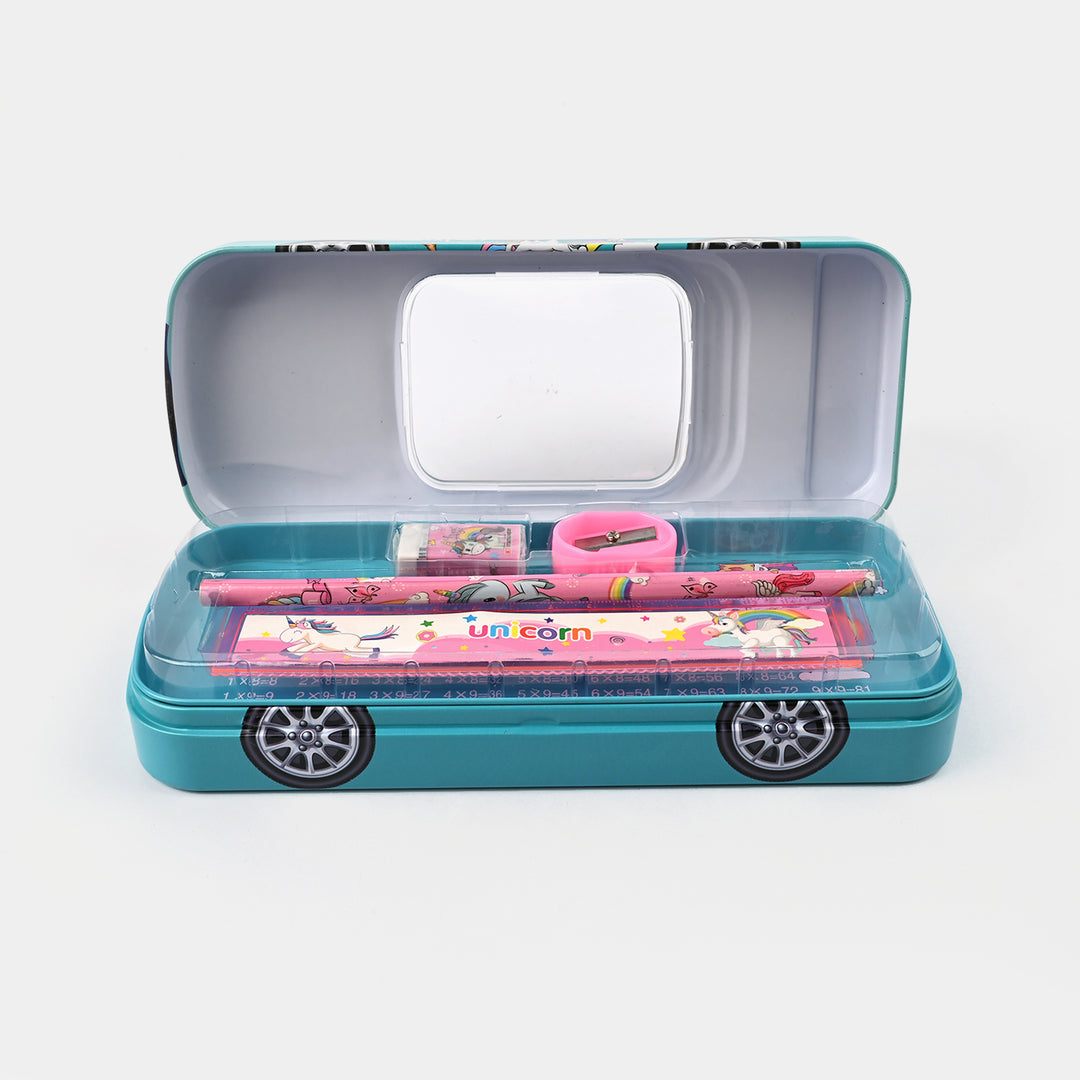 Stationary Pencil Box Metal For Kids