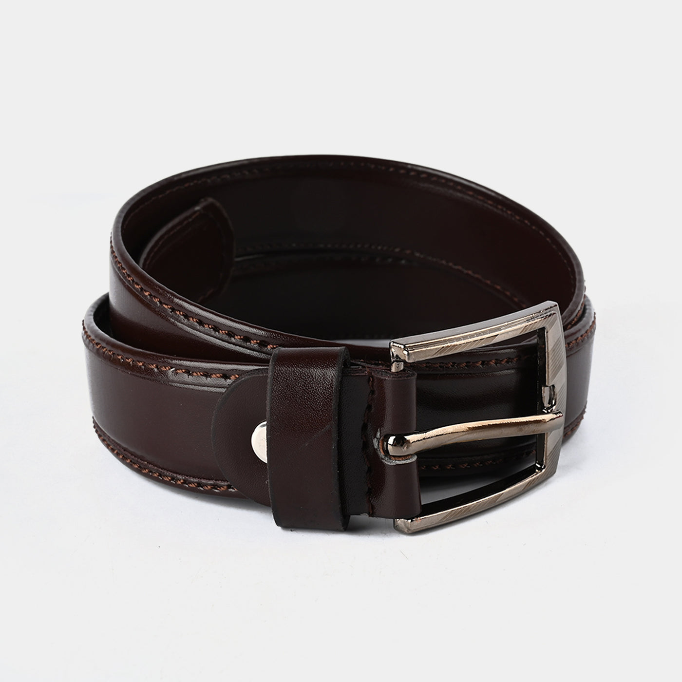 Kids Belt Plain Brown-BROWN