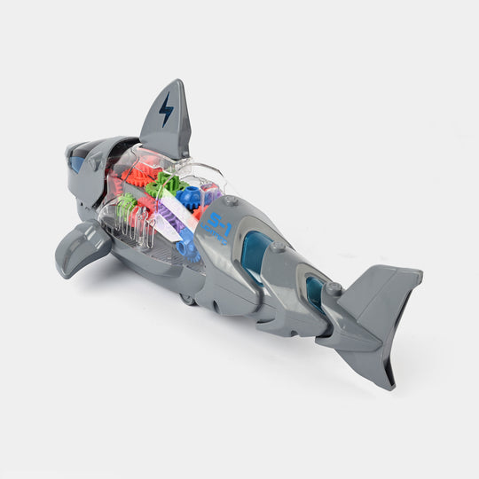 Robot Gear Shark Universal Light & Sound for Kids