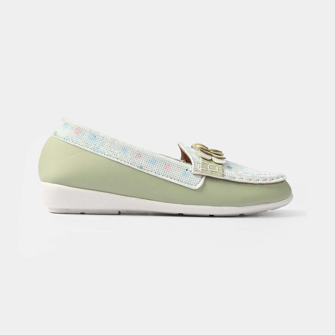 Girls Casual Loafers JV-15 – Sea Green