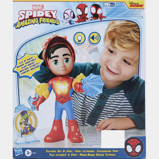 Spinning Spidey Figure Toy with Accessories