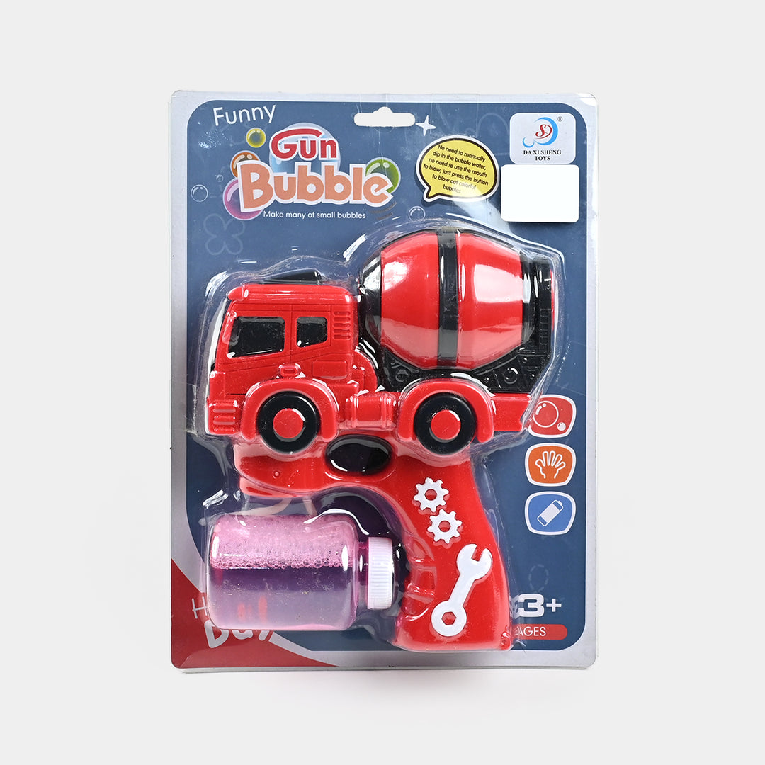 Electric Mixer Truck Bubble Blaster For Kids