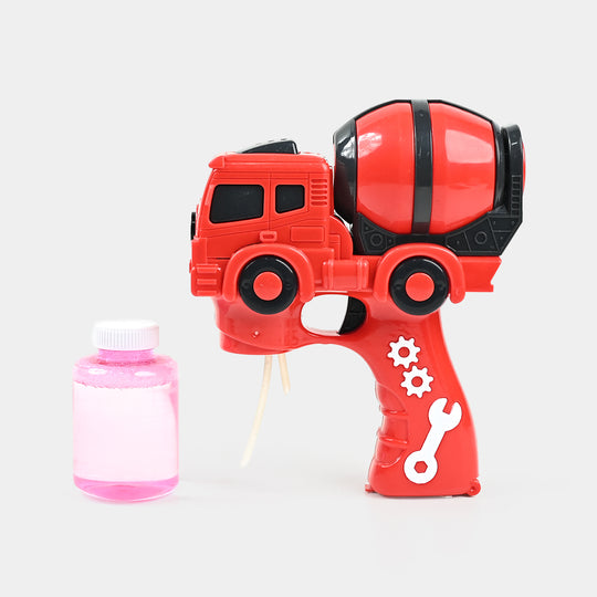 Electric Mixer Truck Bubble Blaster For Kids