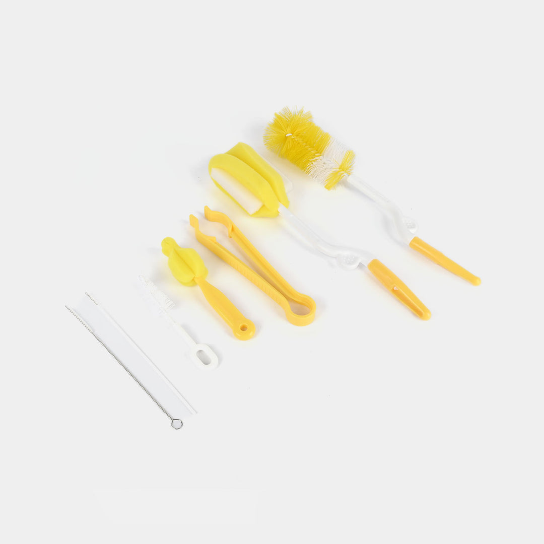Baby Bottle & Nipple Cleaning Set | 7Pcs