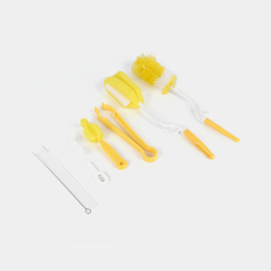 Baby Bottle & Nipple Cleaning Set | 7Pcs